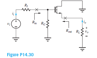 R1
Rin RG
Rout RL
Figure P14.30
