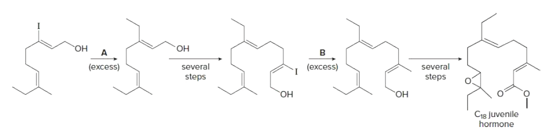 ОН
ОН
(excess)
several
(excess)
several
steps
steps
ОН
ОН
C18 juvenile
hormone
