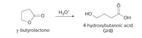 Но
но,
ОН
4-hydroxybutanoic acid
y-butyrolactone
GHB
