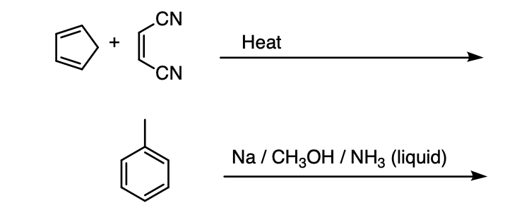 CN
Heat
CN
Na / CH3OH / NH3 (liquid)
