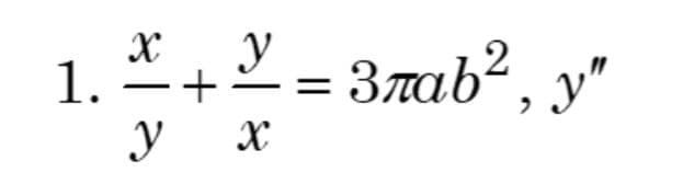 1.
X
ν
+
y = 3mab2,y"
X