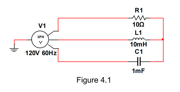 R1
V1
10Ω
L1
ЗРН
Y
10mH
120V 60HZ
C1
1mF
Figure 4.1
