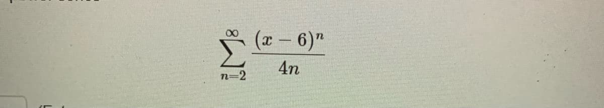 (x-6)"
4n
n=2
