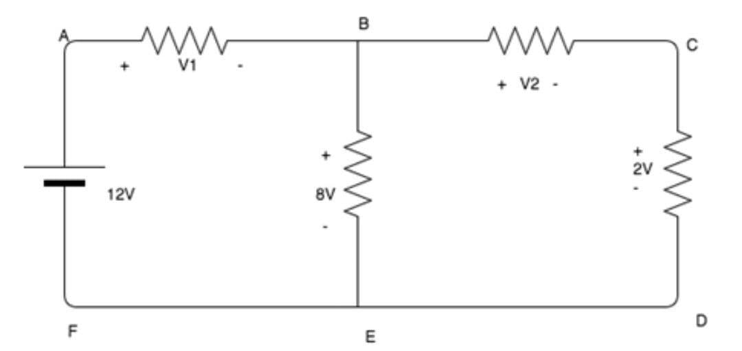 F
12V
ww
E
ww
+ V2 -
.
www
D