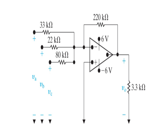 220 kl.
33 k.
22 k.
6V
80 k.
●-6V
v,$3.3 kN
