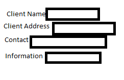 Client Name
Client Address
Contact
Information