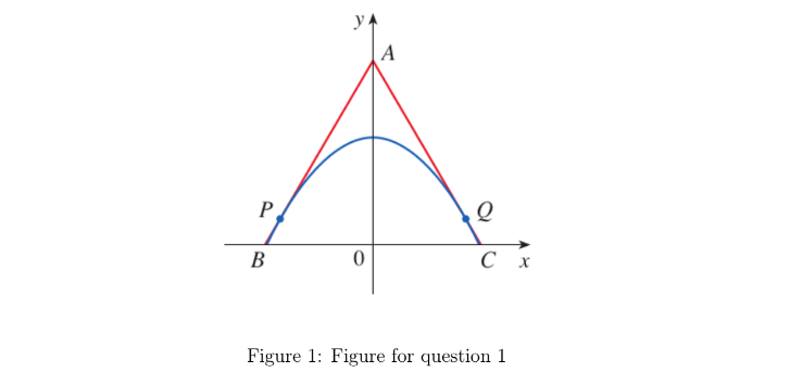 y A
P
B
С х
Figure 1: Figure for question 1
