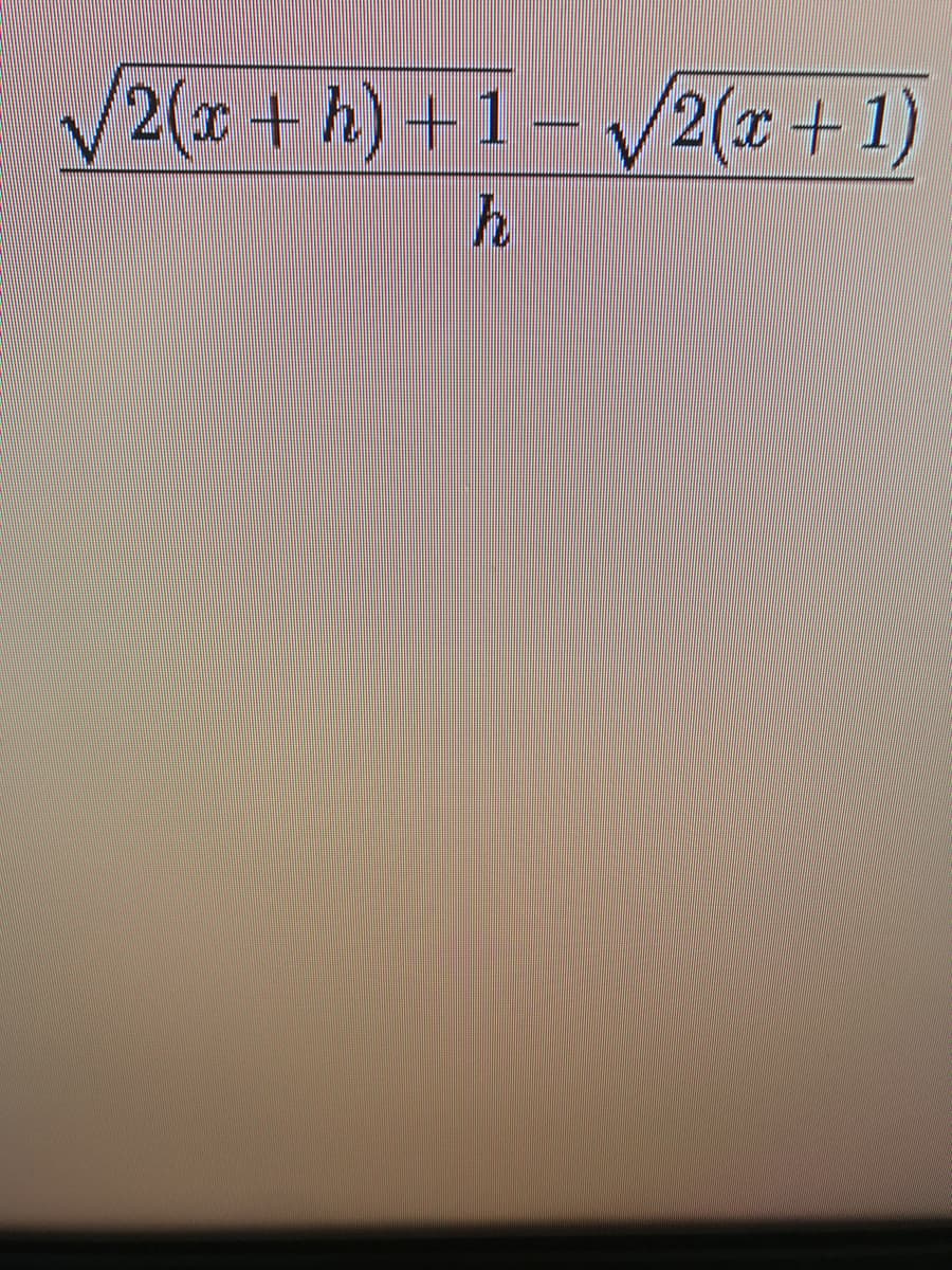 2(x+h)+1- V2(x+1)
