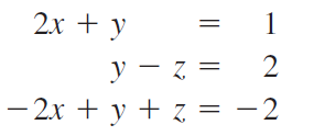 2x + y
1
y-ス=
Z.
- 2x + y + z = -2
||
