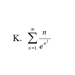 K. E
n=1 e
