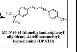 H₂C
'N'
CH3
CF3
(E)-N-(3-(4-(dimethylamino)phenyl)
allylidene)-4-(trifluoromethyl)
benzenamine (DPATB)