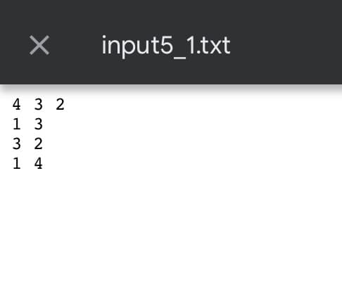×
4 3 2
1 3
32
1 4
input5_1.txt