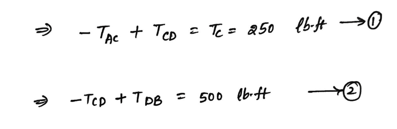 - Tạc + TeD
Te = 250 ebift
→0
-Tcp + TpB
500 lb.t
(2)
