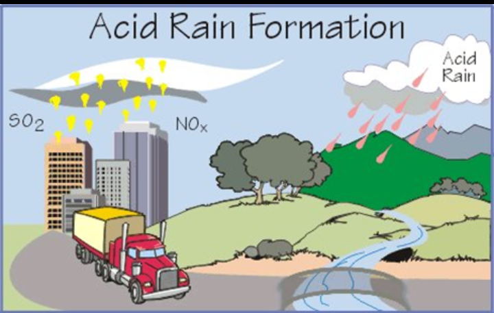 Acid Rain Formation
Acid
Rain
S02
NOX
