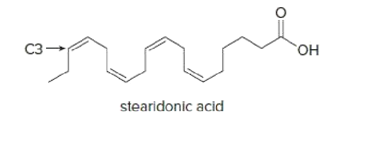 СЗ-
но.
stearidonic acid
