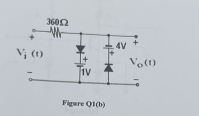 Vj (1)
36052
M
TIV
1V
+|+4
Figure Q1(b)
.4V
Vo(t)