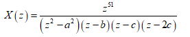 51
X(=)=-a²)(:-b)(:-c)(=-2c)
(=' -a² )(: -b)(=-c)(=- 2c)
