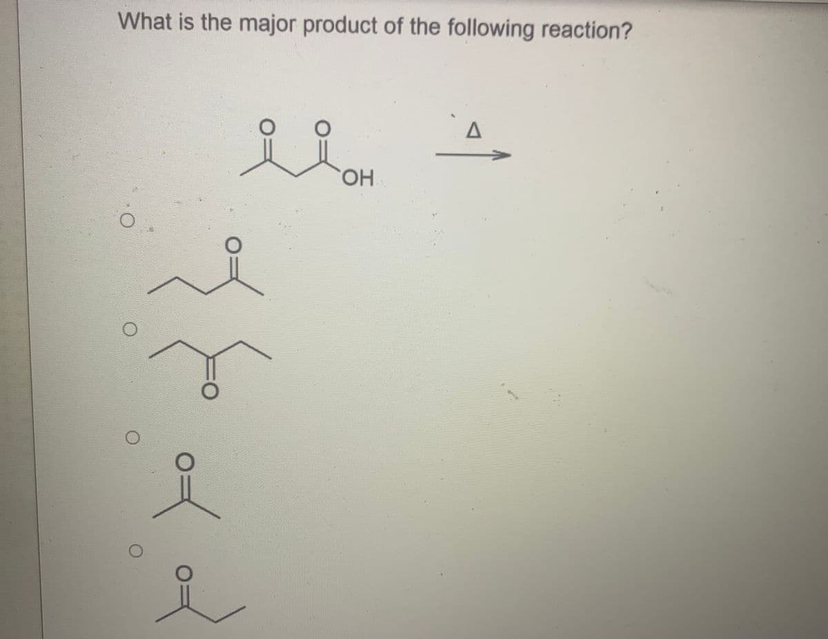 What is the major product of the following reaction?
%3=
