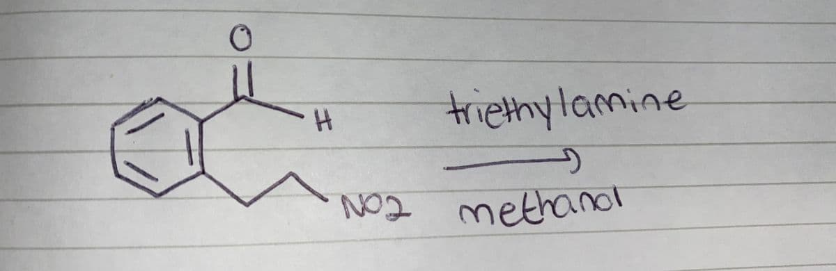 triethylamine
NO2
methano
