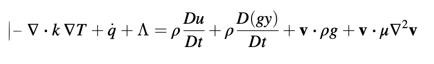 Du
D(gy)
|- V • k VT + ġ + ^ = p³
+p.
+v • pg+v • μV² v
Dt
Dt