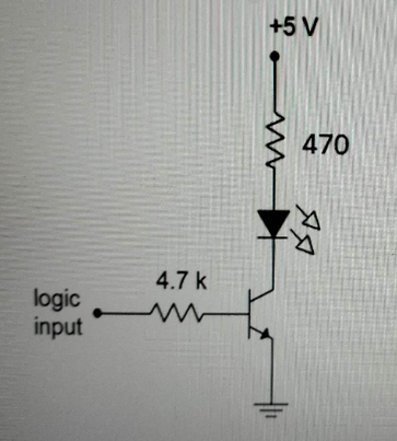 logic
input
4.7 k
www
+5 V
470
яя