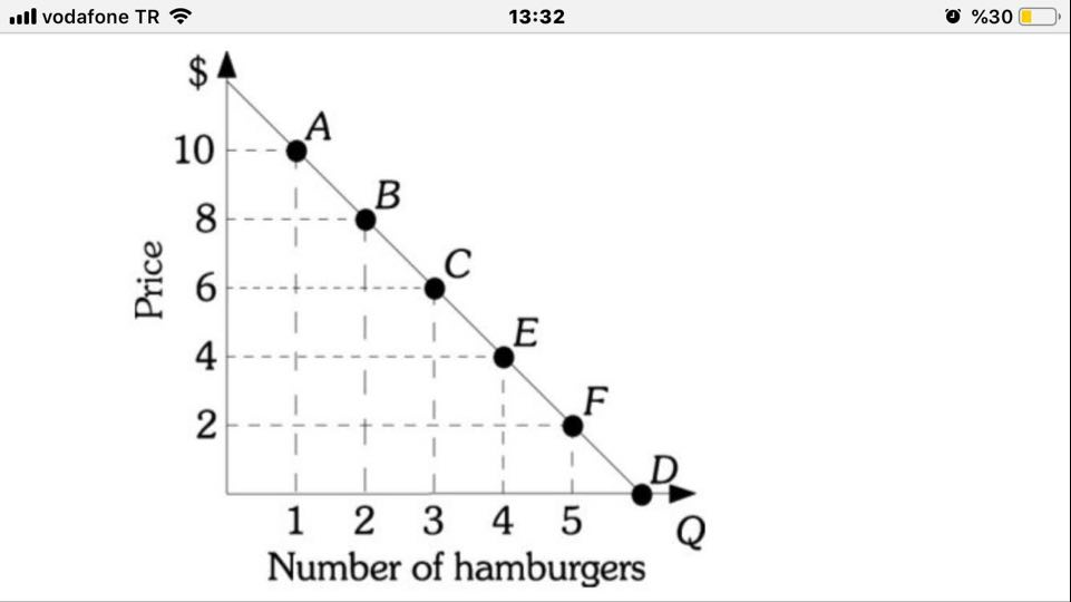 ull vodafone TR ?
13:32
O %30
8
6.
4
F
2
1
2 3
4 5
Number of hamburgers
10
%24
Price
