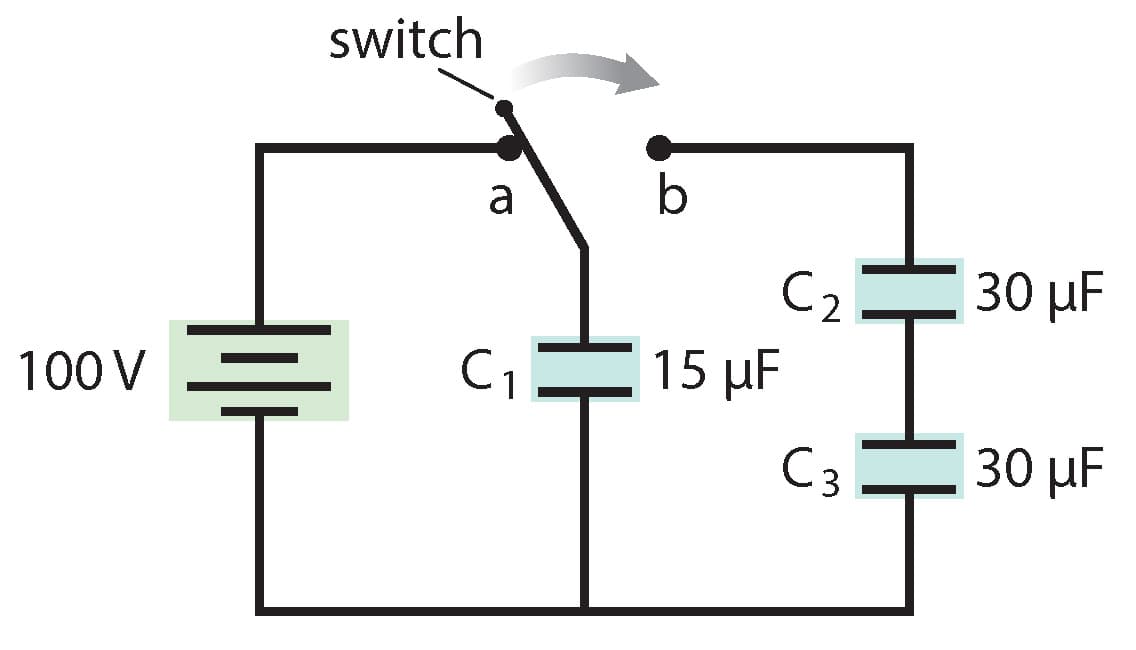 switch
a
b
30 µF
C2
15 µF
100 V
C3
30 µF
