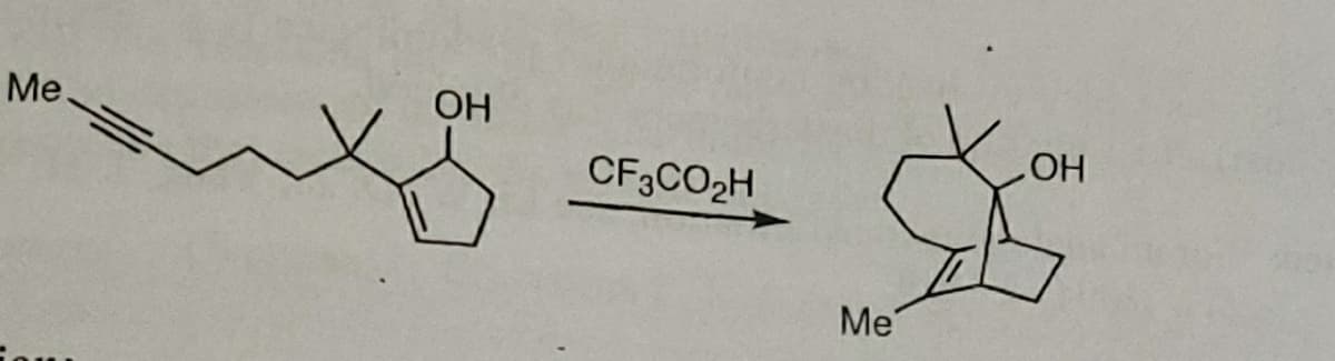 Me.
ОН
CF3CO2H
HO
Me
