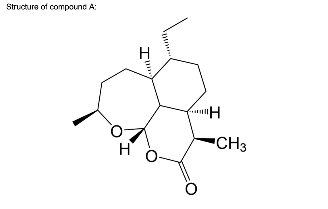 Structure of compound A:
CH3

