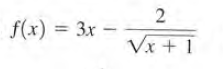 f(x) = 3x
Vx + 1
2.

