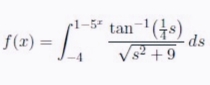 1-5" tan-1 (주s)
f(r) =
ds
+9
