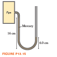 Pgas
-Mercury
16 cm
6.0 cm
FIGURE P13.15
