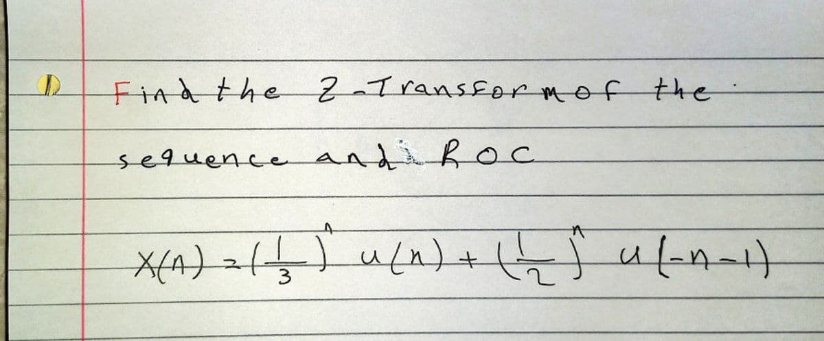 FiAd the 2-Transformof the
sequence andih OC
3
