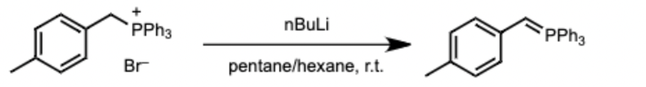 PPh3
Br
nBuLi
pentane/hexane, r.t.
PPh3