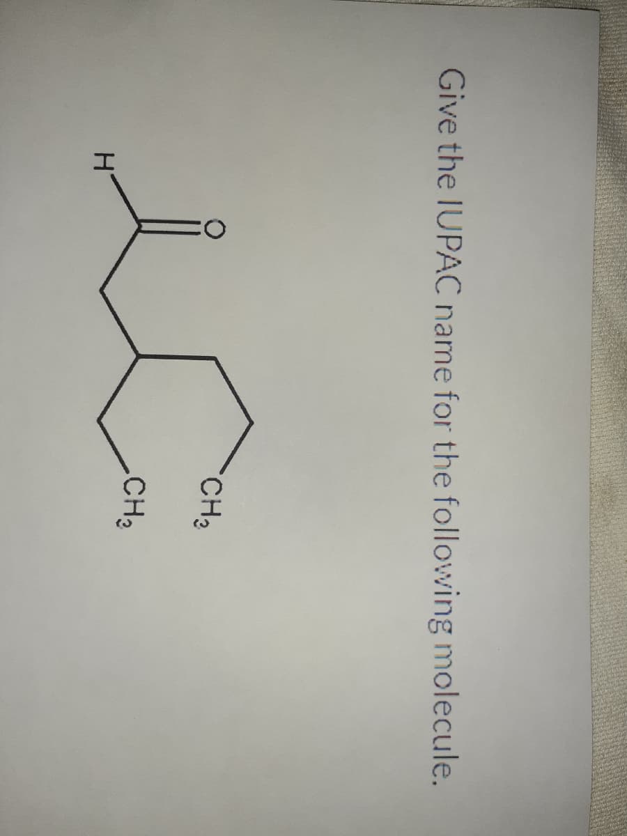 Give the IUPAC name for the following molecule.
CH2
CH2
