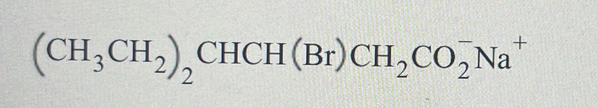 +
(CH₂CH₂), CHCH (Br)CH₂CO₂ Na
2