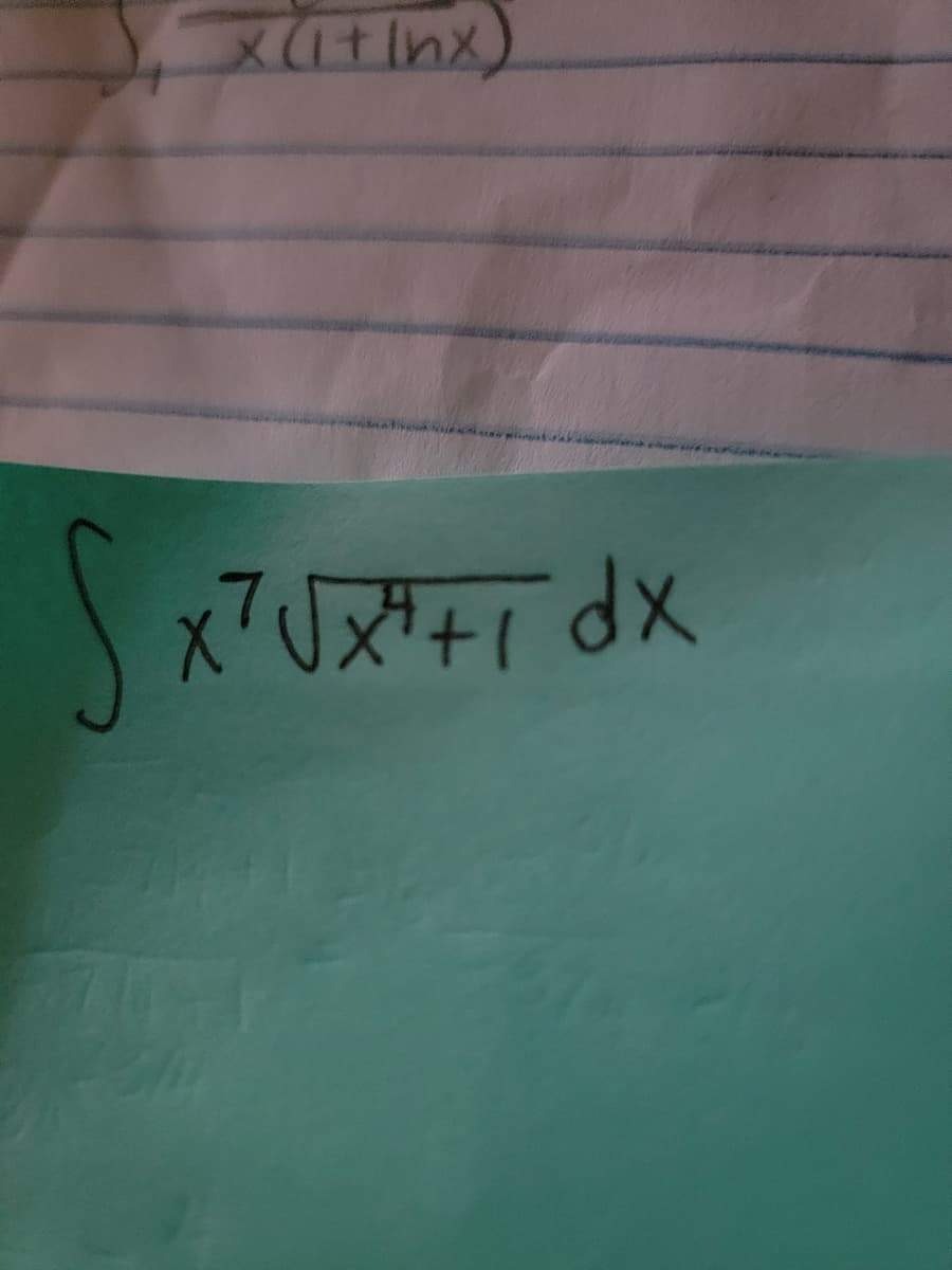 xutlnx)
S x²√x²¹+1 dx