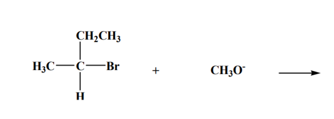 CH,CH3
H3C-C-Br
CH3O¯
+
