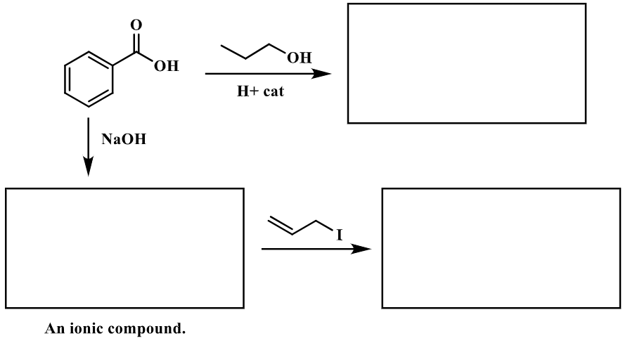 NaOH
OH
An ionic compound.
H+ cat
OH
I