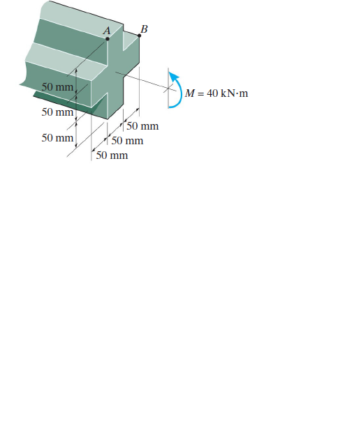 50 mm,
M = 40 kN-m
50 mm
(50 mm
Y50 mm
´50 mm
50 mm
