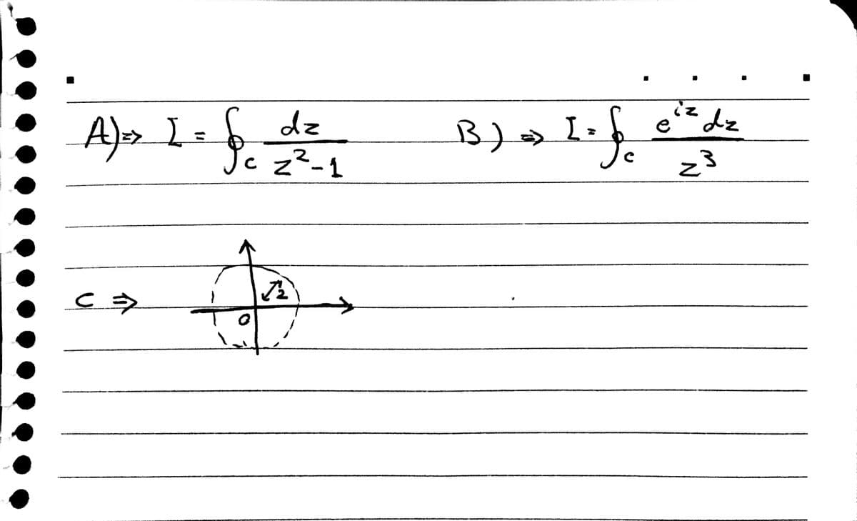 こz dz
A)» I=6 dz
c z²-1
e
1 ه )B
