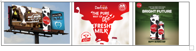 Dayfresh
FORTHECHES OE
SERLNESPORO
BRIGHT FUTURE
THE PURE
WAY OF
nof math
"afe
FRESH
MILK
100%
HAPPY DEFENCE BAY
