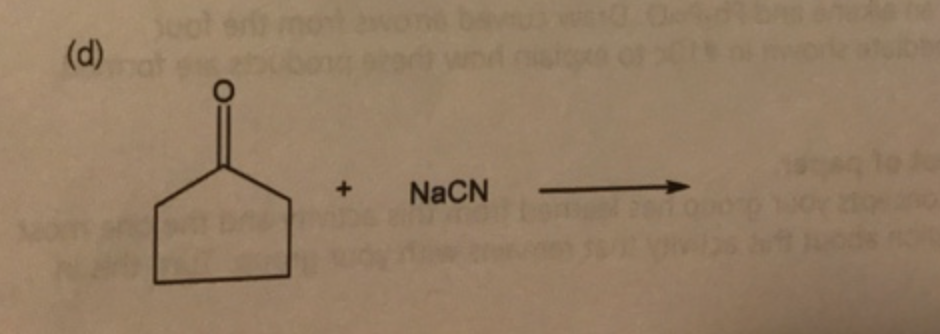 (d)
NaCN