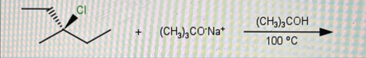 CI
+ (CH₂)₂CO-Na+
(CH3)3COH
100 °C