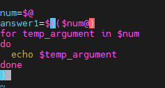 num=$@
answer1=$( $num@)
for temp_argument in $num
do
echo $temp_argument
done
