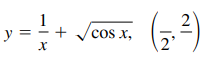 (74)
y =
cos x,
+
