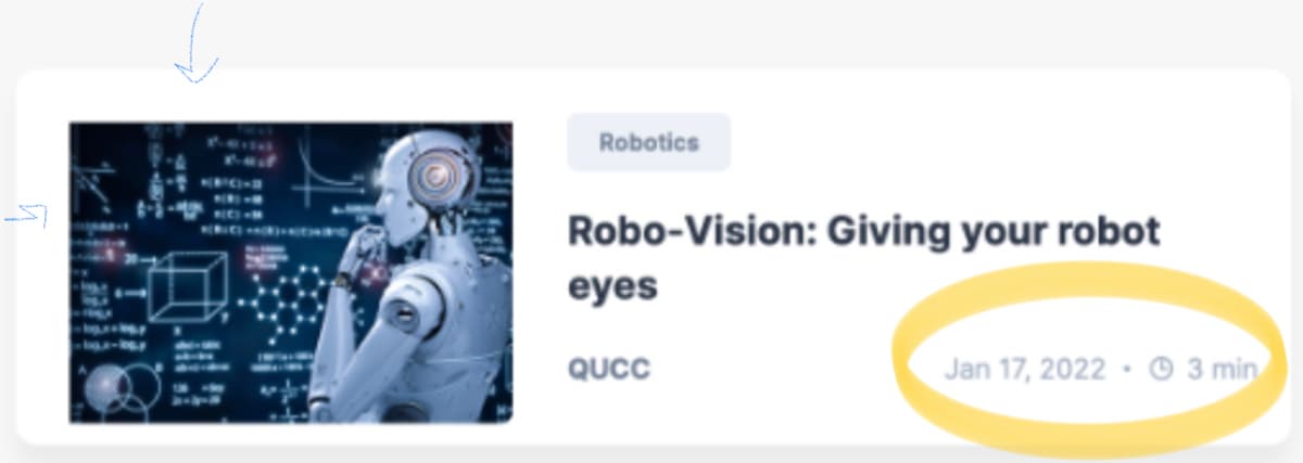 Robotics
Robo-Vision: Giving your robot
eyes
QUCC
Jan 17, 2022-3 min