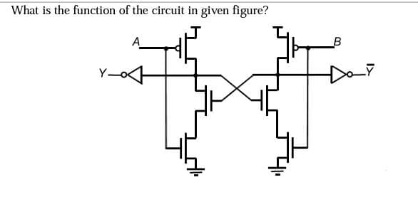 What is the function of the circuit in given figure?
A
小
B