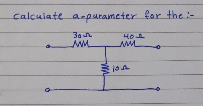 Calculate a-parameter for the -
30
MM
w
40
MM
102