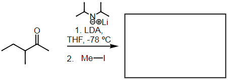AN
VOLI
1. LDA,
THF, -78 °C
2. Me-l